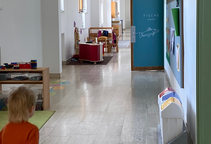 Signaletik | Kindergarten am Dorfbach in Hard