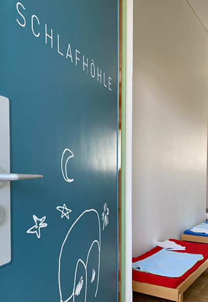 Signaletik | Kindergarten am Dorfbach in Hard